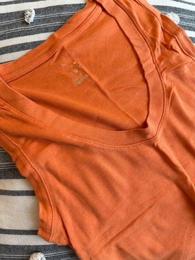 a new day Orange Scoop Neck Tank Top